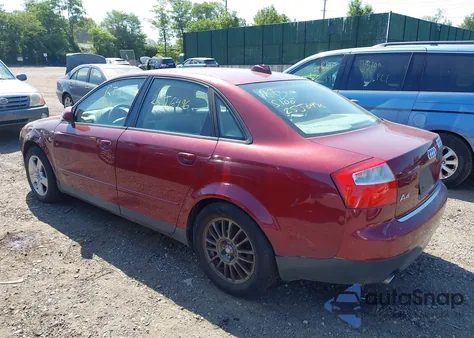 2004 Audi A4 1.8T from USA, damaged, VIN WAULC68E74A103243